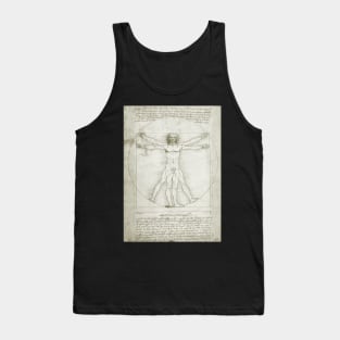 Vitruvian Man by Leonardo da Vinci Tank Top